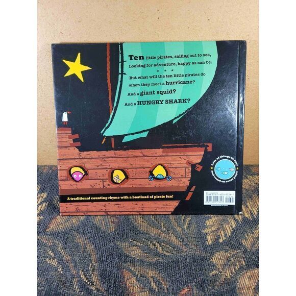 Ten Little Pirates Hardcover Book - Picture 7 of 7